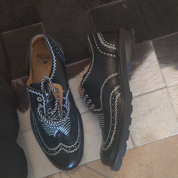 John Fluevog nathaniel shoes size 9.5 M  11.5 Women New UNISEX ( - Picture 2 of 4